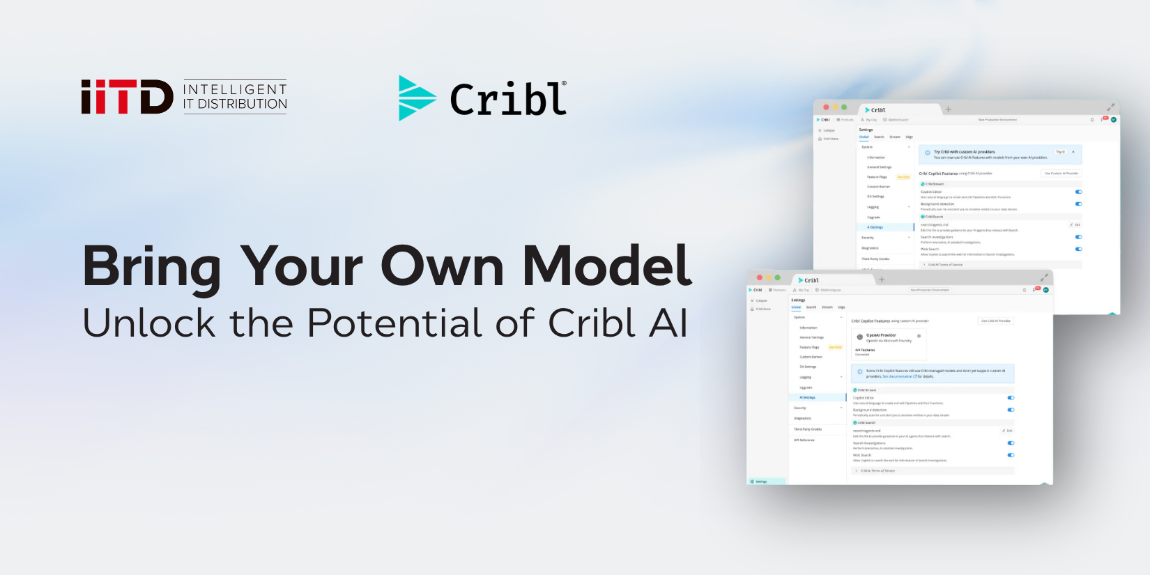 Bring Your Own Model (BYOM): Unleash the Potential of Cribl AI with Your Chosen Backend - image 1