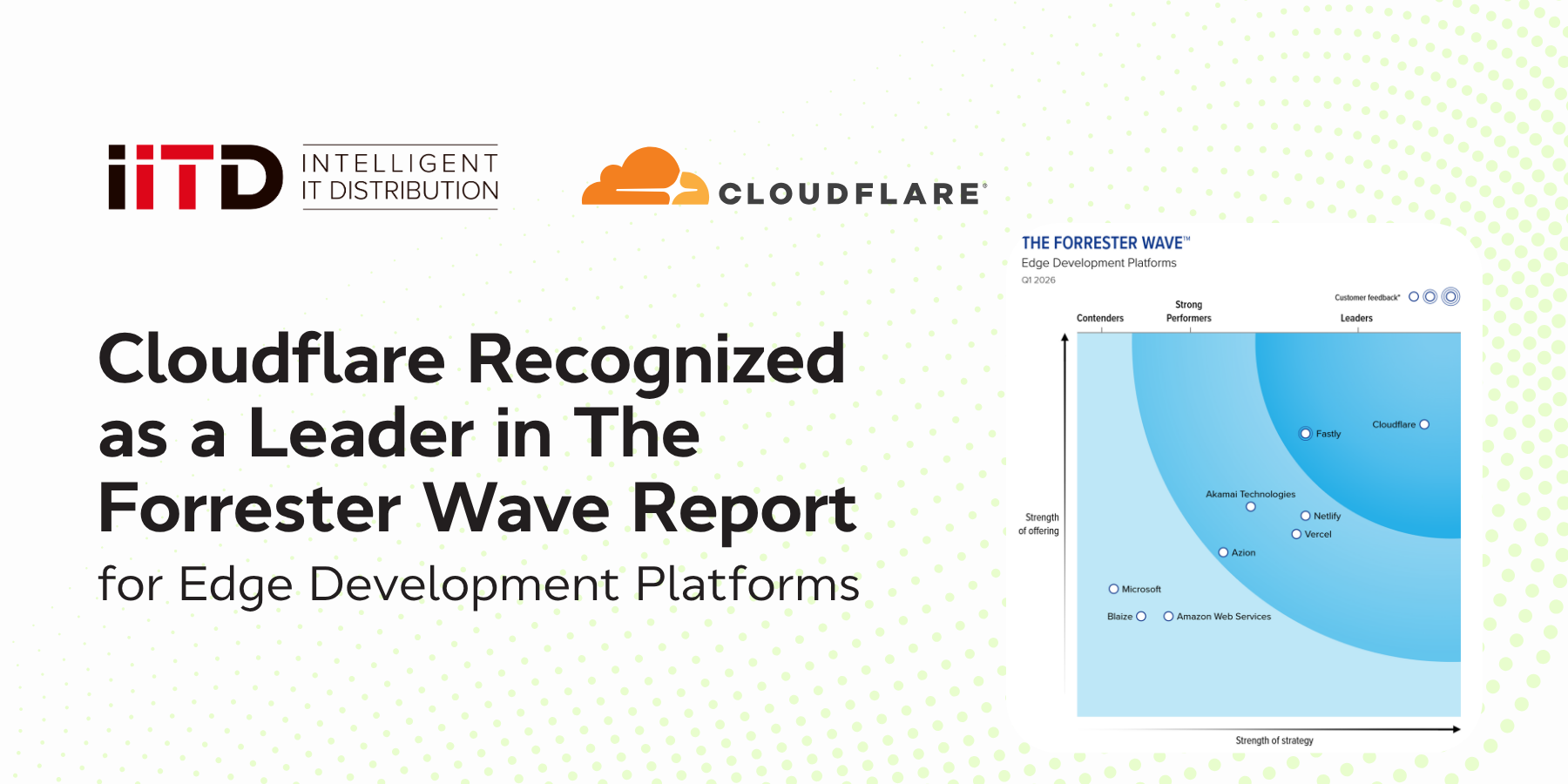 Cloudflare recognized as a leader in The Forrester Wave report in the Edge Development Platforms category - image 1