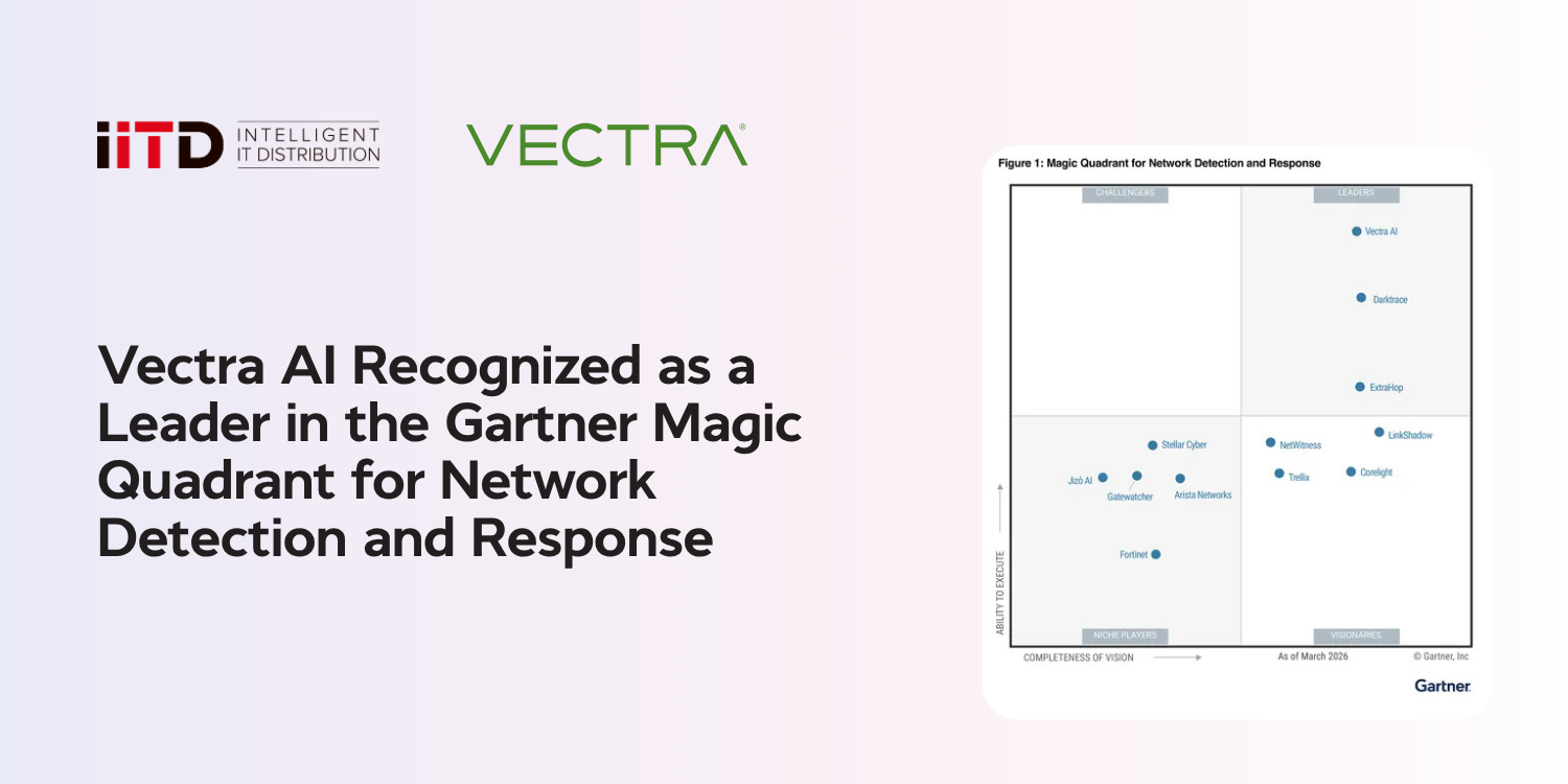 Vectra AI is a leader in the Gartner Magic Quadrant 2026 for the second consecutive year - image 1