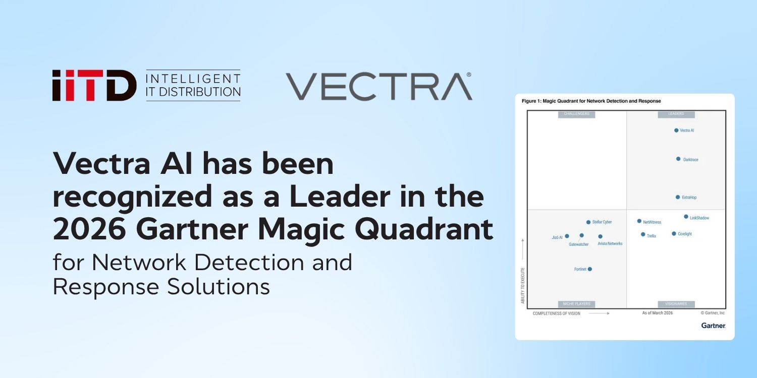 Vectra AI is a leader in the Gartner Magic Quadrant 2026 in the Network Detection and Response category - image 1