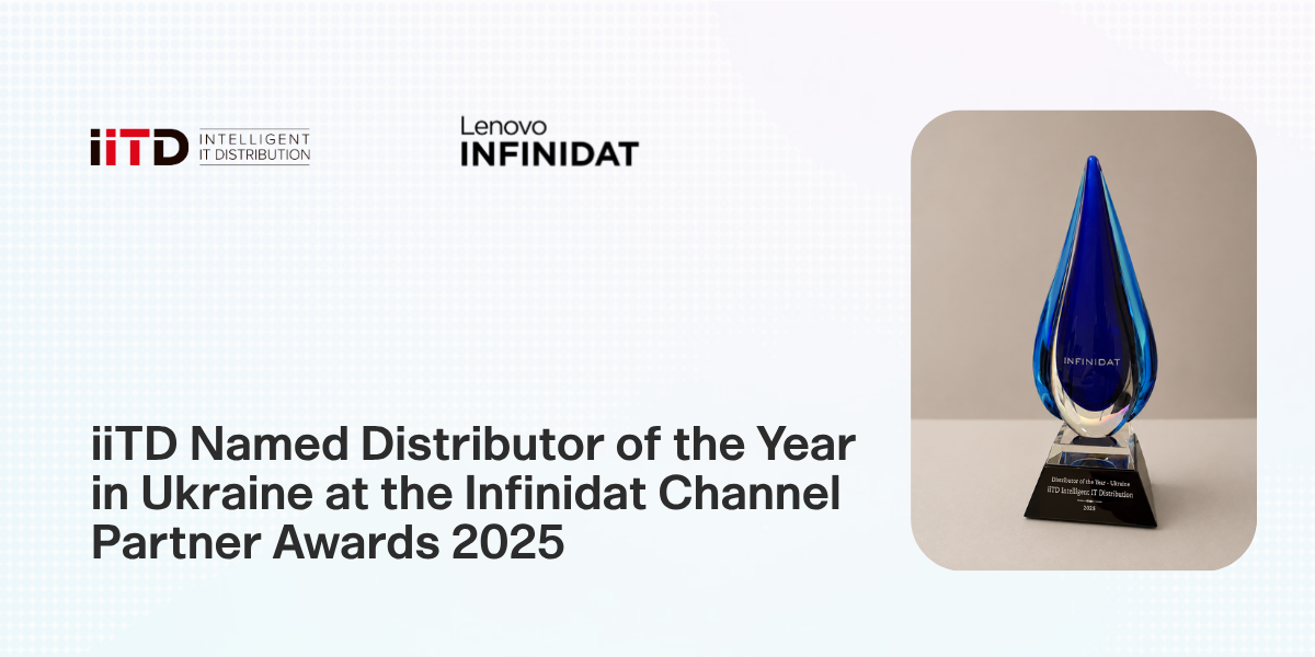 iiTD was named Distributor of the Year in Ukraine according to the Infinidat Channel Partner Awards 2025 - image 1