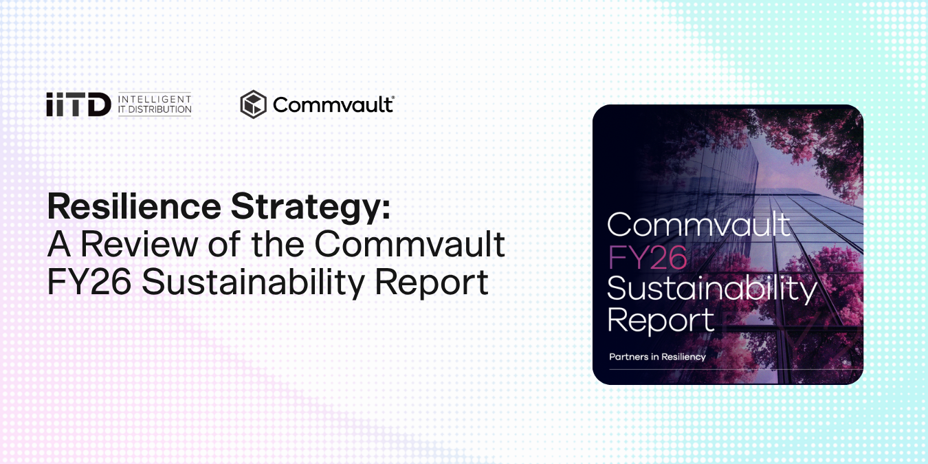 Resilience Strategy: An Overview of the Commvault FY26 Sustainability Report - image 1